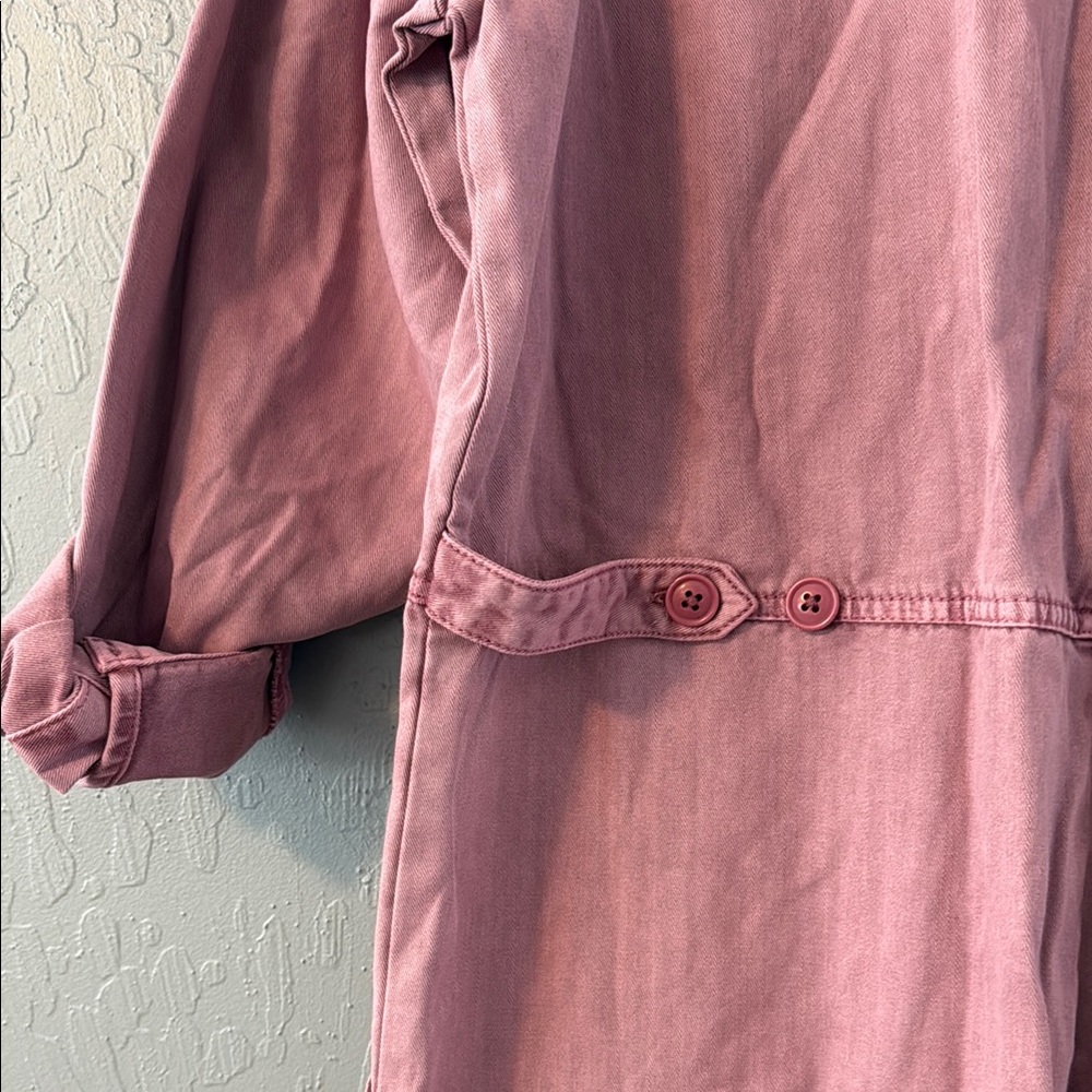 Universal Thread Pink Corduroy Jumpsuit Relaxed Fit - Picture 9 of 9